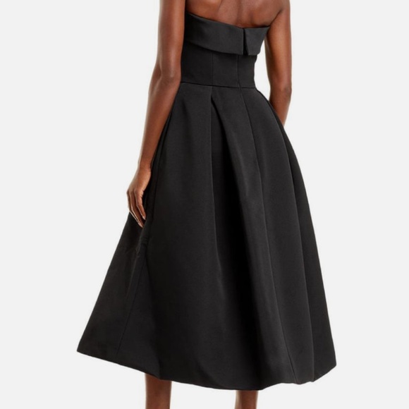 AMSALE - Faille Womens Woven Strapless Dress - Picture 2 of 2